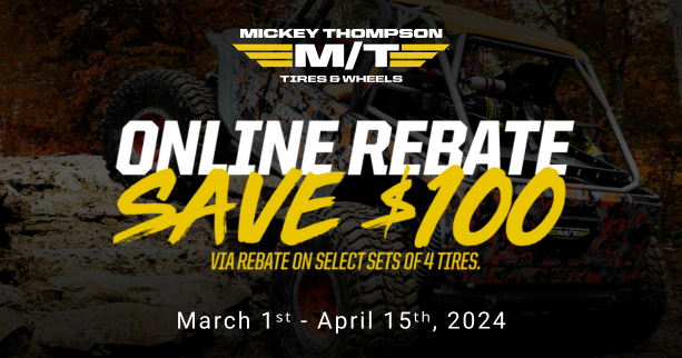 Mickey Thompson Tires 2024 Spring Rebate
