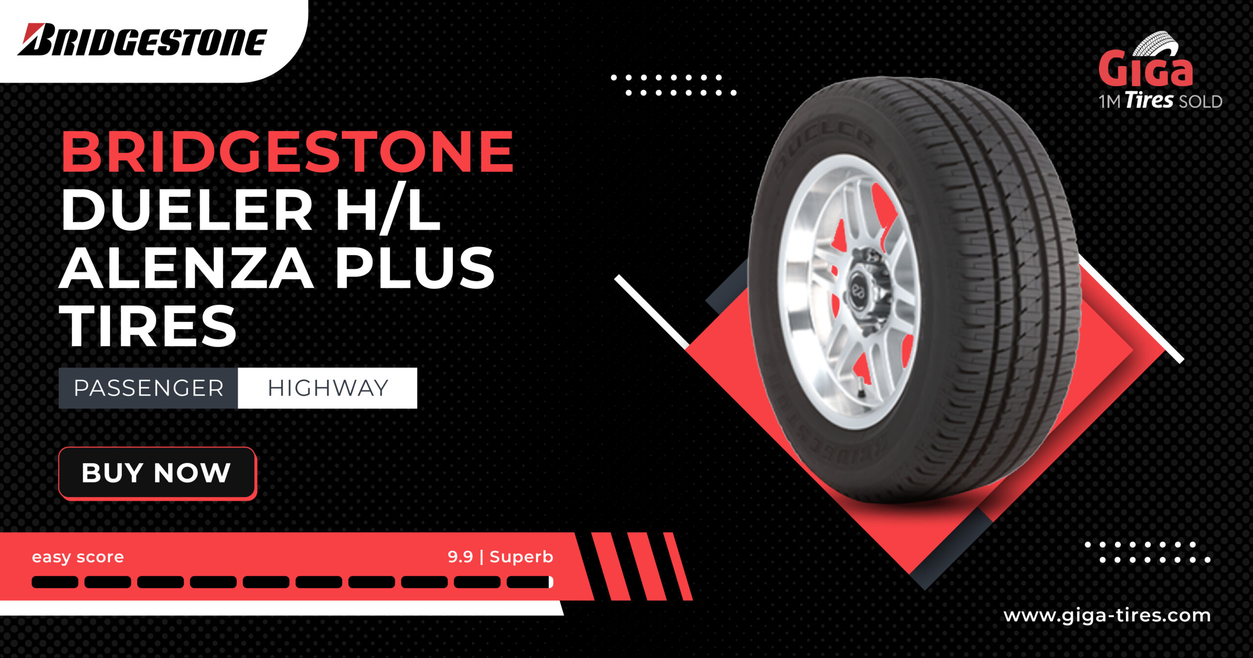 Bridgestone Dueler H/L Alenza Plus 