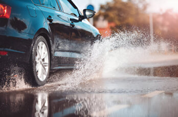 Hydroplaning with Winter Tires