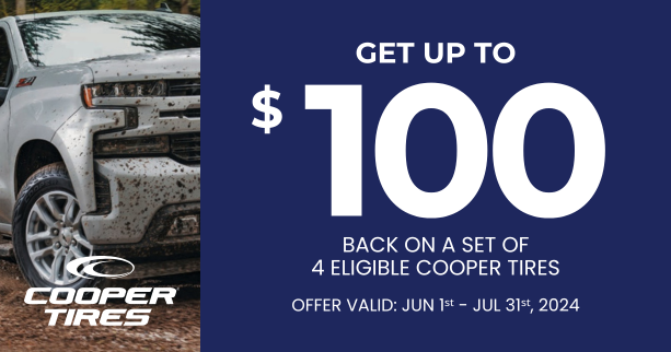 Cooper Tires June/July 2024 Rebate